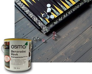OSMO Dekorační vosk - transparentní odstíny (0,75 litru)