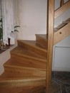 Dřevěné schody z masivu