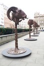 Výroba soklů pro výstavu Aj Wej-wej, Veletržní palác - Národní galerie v Praze